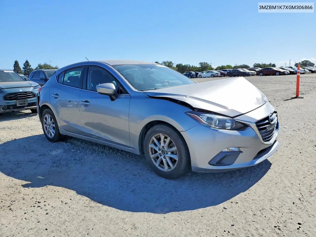 2016 Mazda 3 Sport VIN: 3MZBM1K7XGM306866 Lot: 61062146