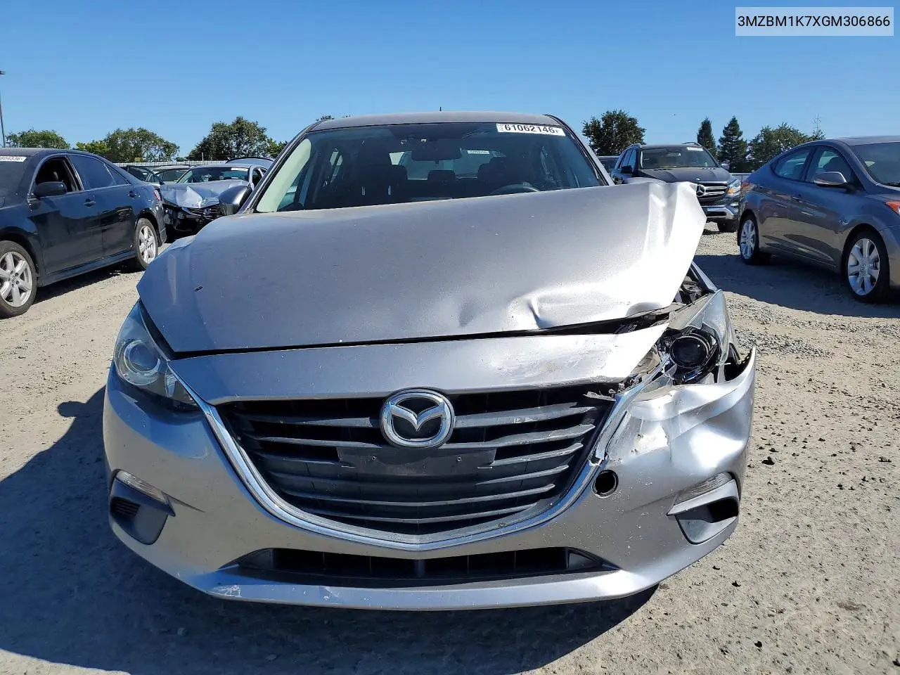 2016 Mazda 3 Sport VIN: 3MZBM1K7XGM306866 Lot: 61062146