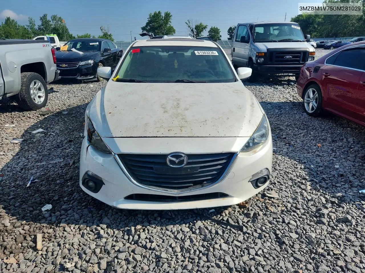 2016 Mazda 3 Touring VIN: 3MZBM1V75GM281029 Lot: 61503236