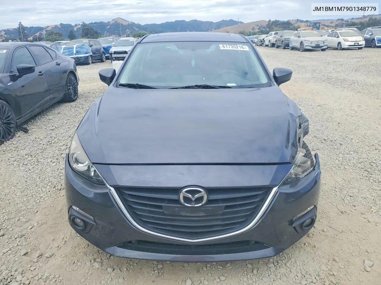 2016 Mazda 3 Touring VIN: JM1BM1M79G1348779 Lot: 61735216
