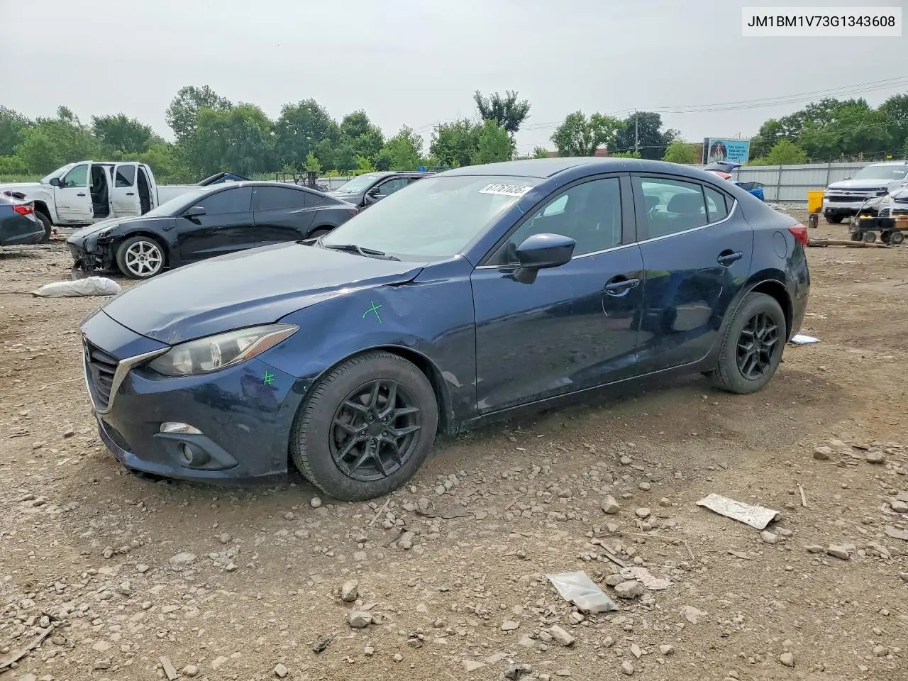 2016 Mazda 3 Touring VIN: JM1BM1V73G1343608 Lot: 61761036