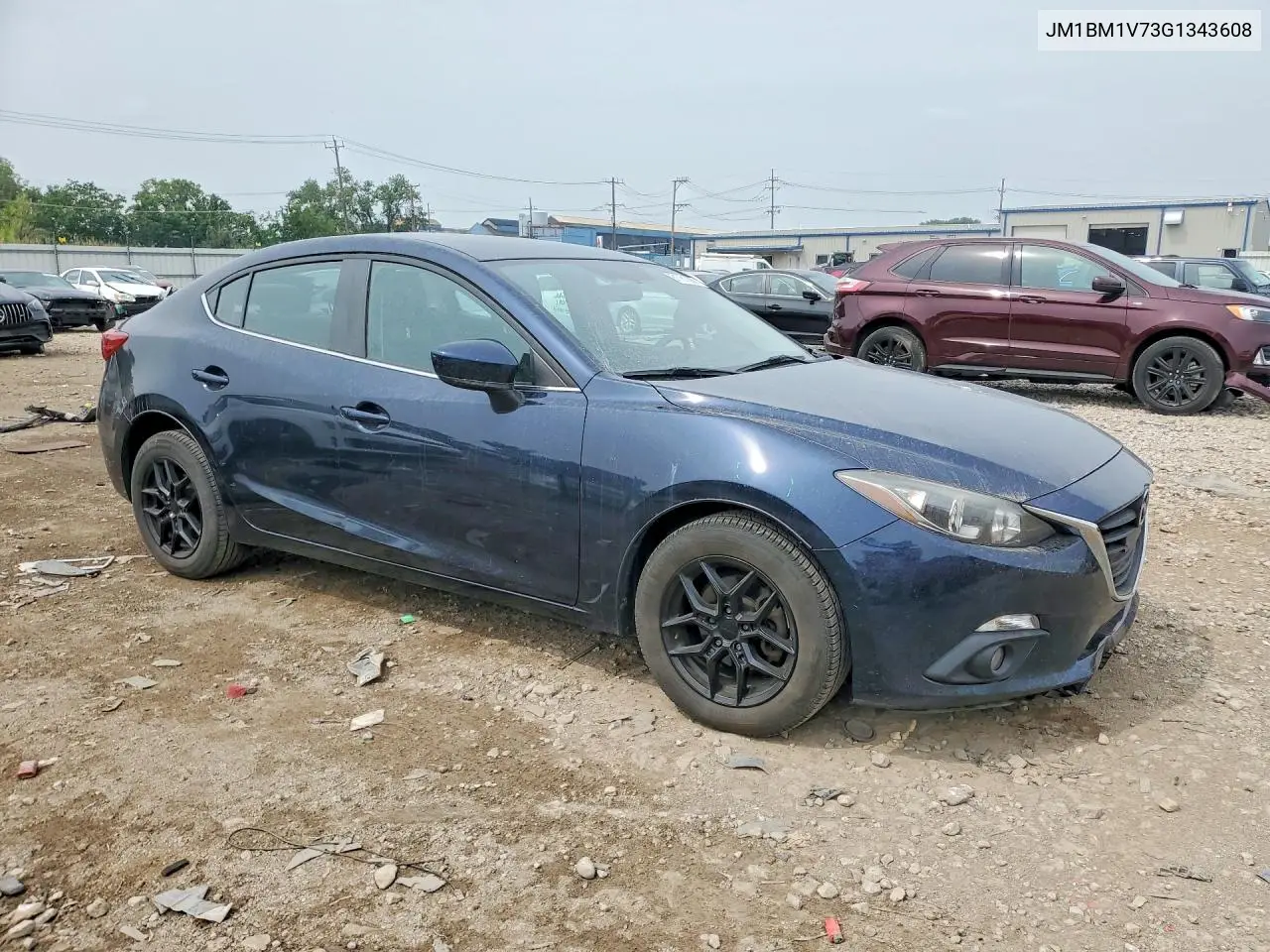2016 Mazda 3 Touring VIN: JM1BM1V73G1343608 Lot: 61761036