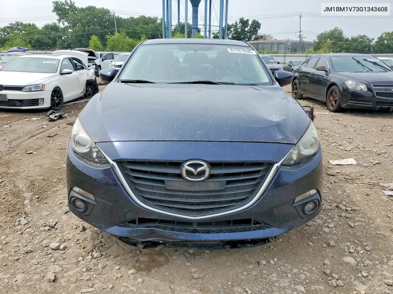 2016 Mazda 3 Touring VIN: JM1BM1V73G1343608 Lot: 61761036