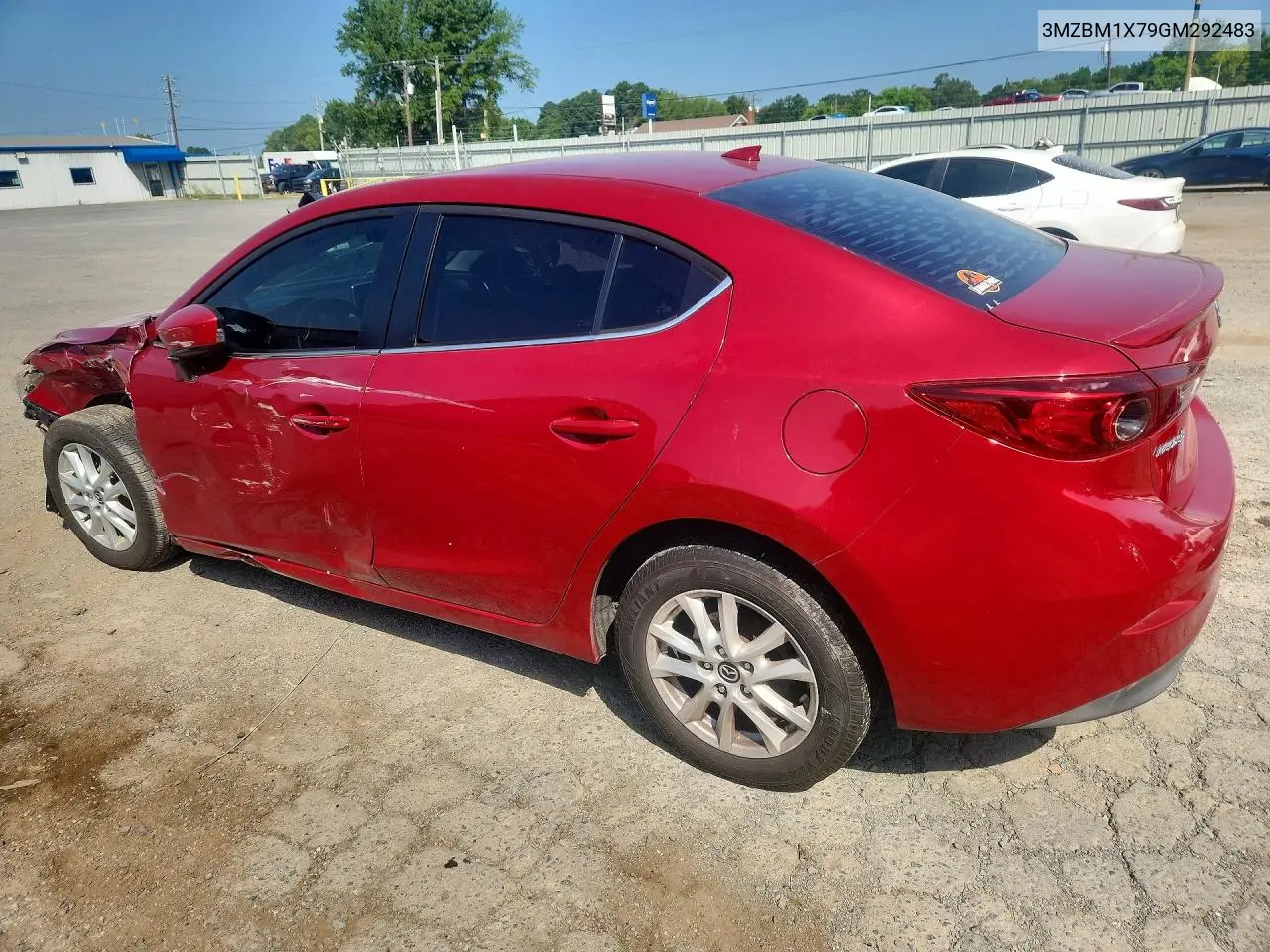 2016 Mazda 3 Grand Touring VIN: 3MZBM1X79GM292483 Lot: 61924866