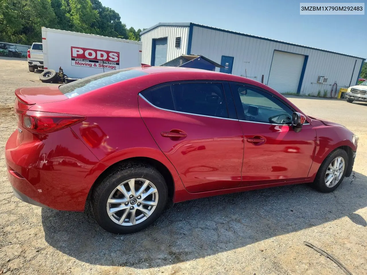 2016 Mazda 3 Grand Touring VIN: 3MZBM1X79GM292483 Lot: 61924866