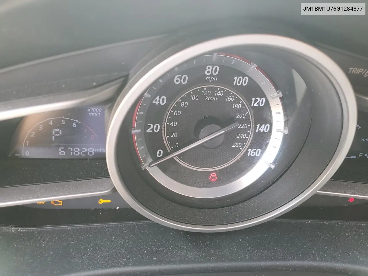 JM1BM1U76G1284877 2016 Mazda 3 Sport