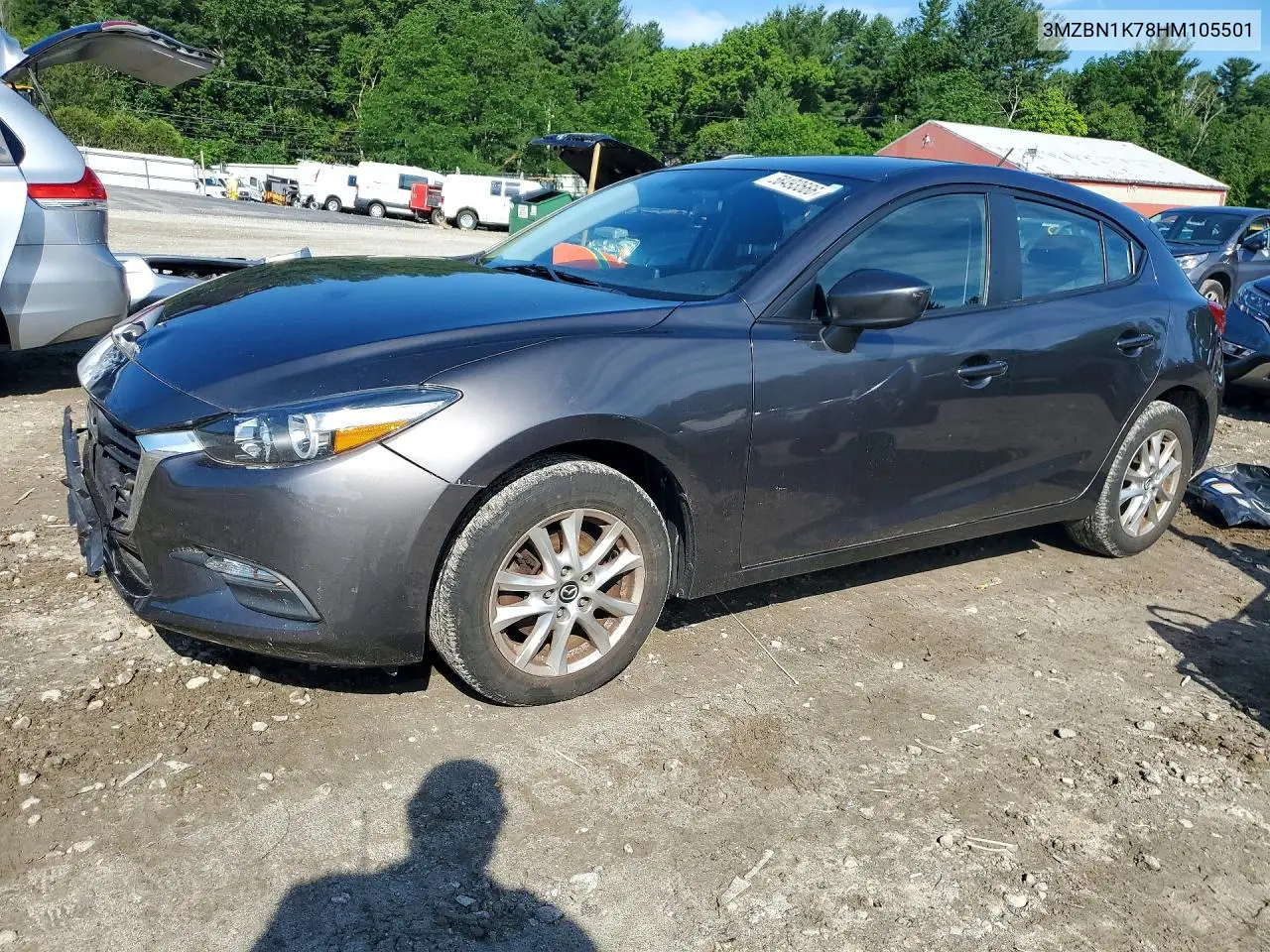 2017 Mazda 3 Sport VIN: 3MZBN1K78HM105501 Lot: 58493566