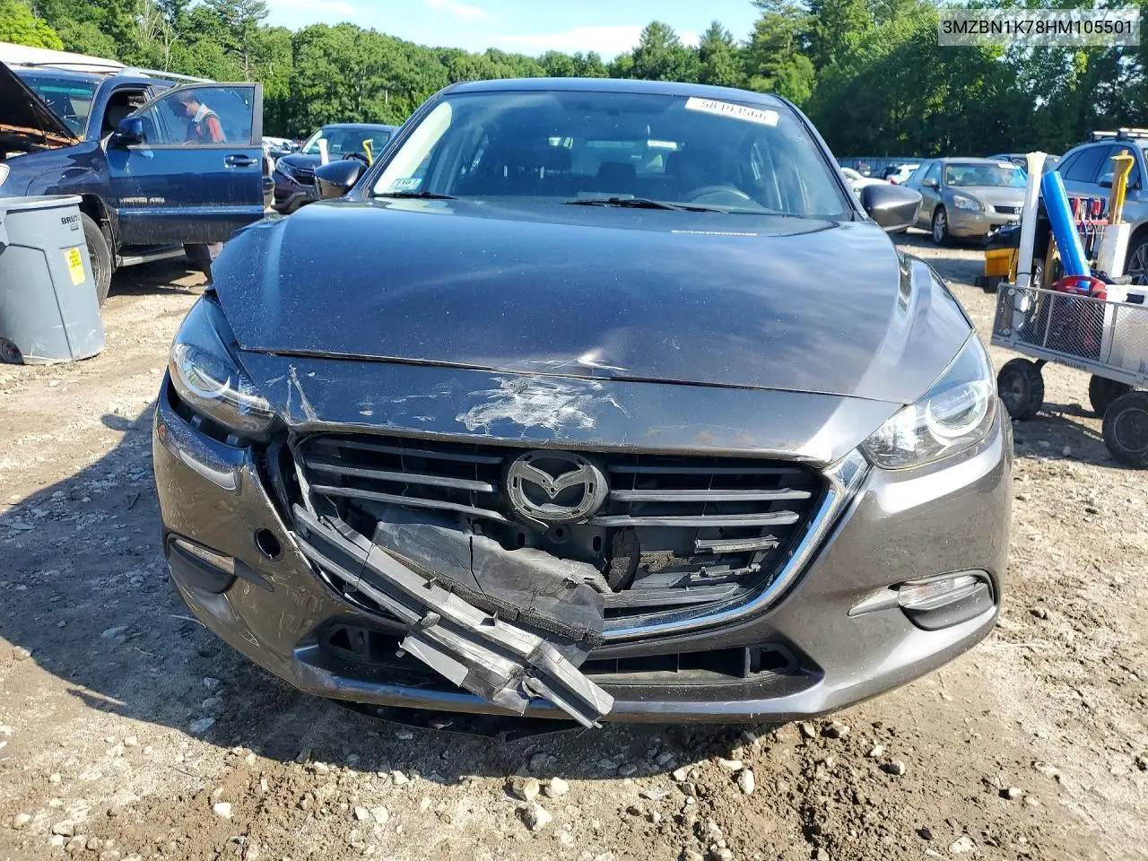 2017 Mazda 3 Sport VIN: 3MZBN1K78HM105501 Lot: 58493566