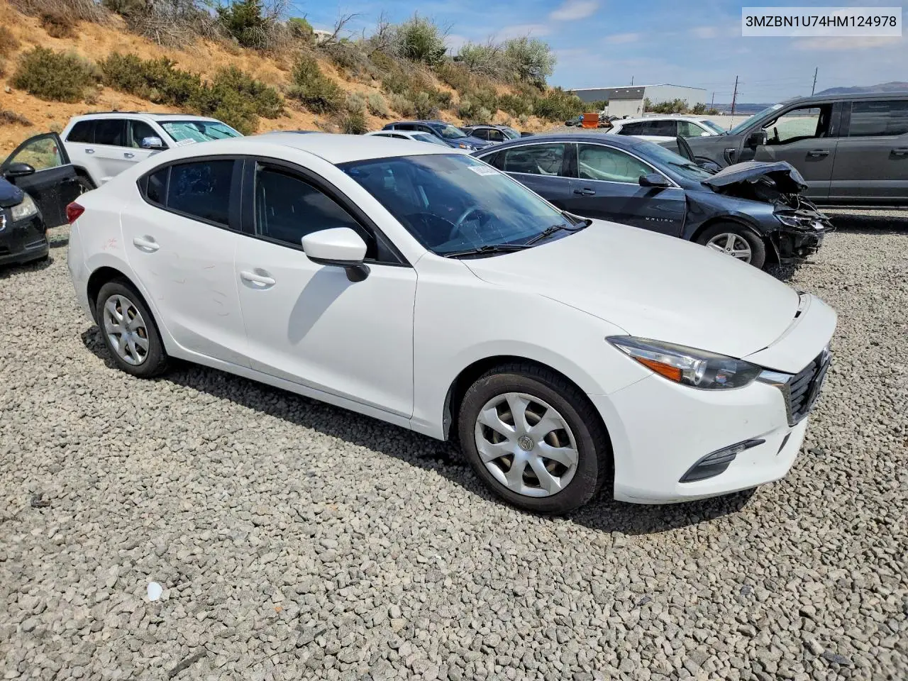 2017 Mazda 3 Sport VIN: 3MZBN1U74HM124978 Lot: 60624286