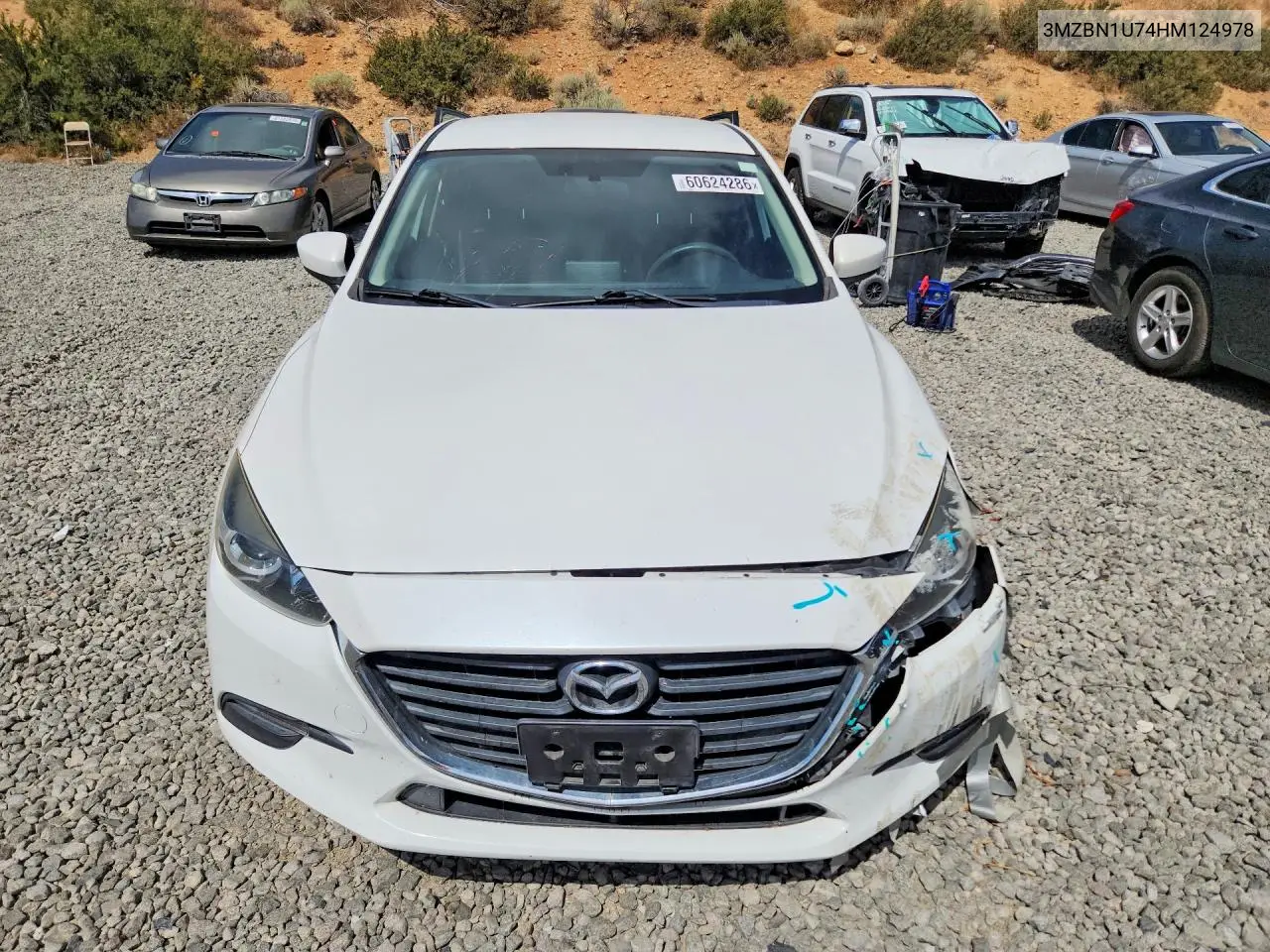 2017 Mazda 3 Sport VIN: 3MZBN1U74HM124978 Lot: 60624286