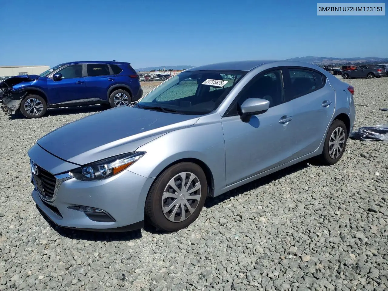 2017 Mazda 3 Sport VIN: 3MZBN1U72HM123151 Lot: 61215826