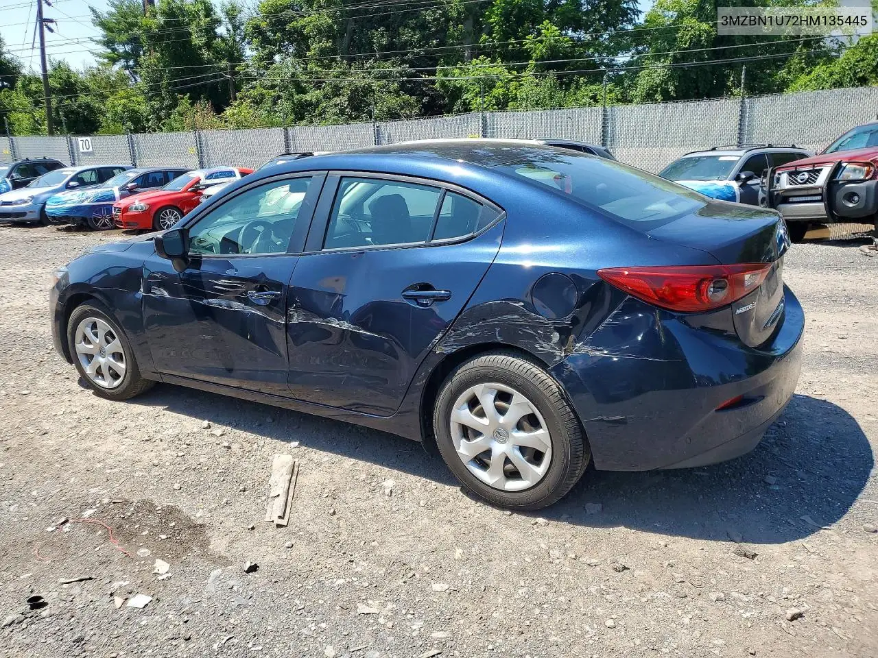 2017 Mazda 3 Sport VIN: 3MZBN1U72HM135445 Lot: 61433606