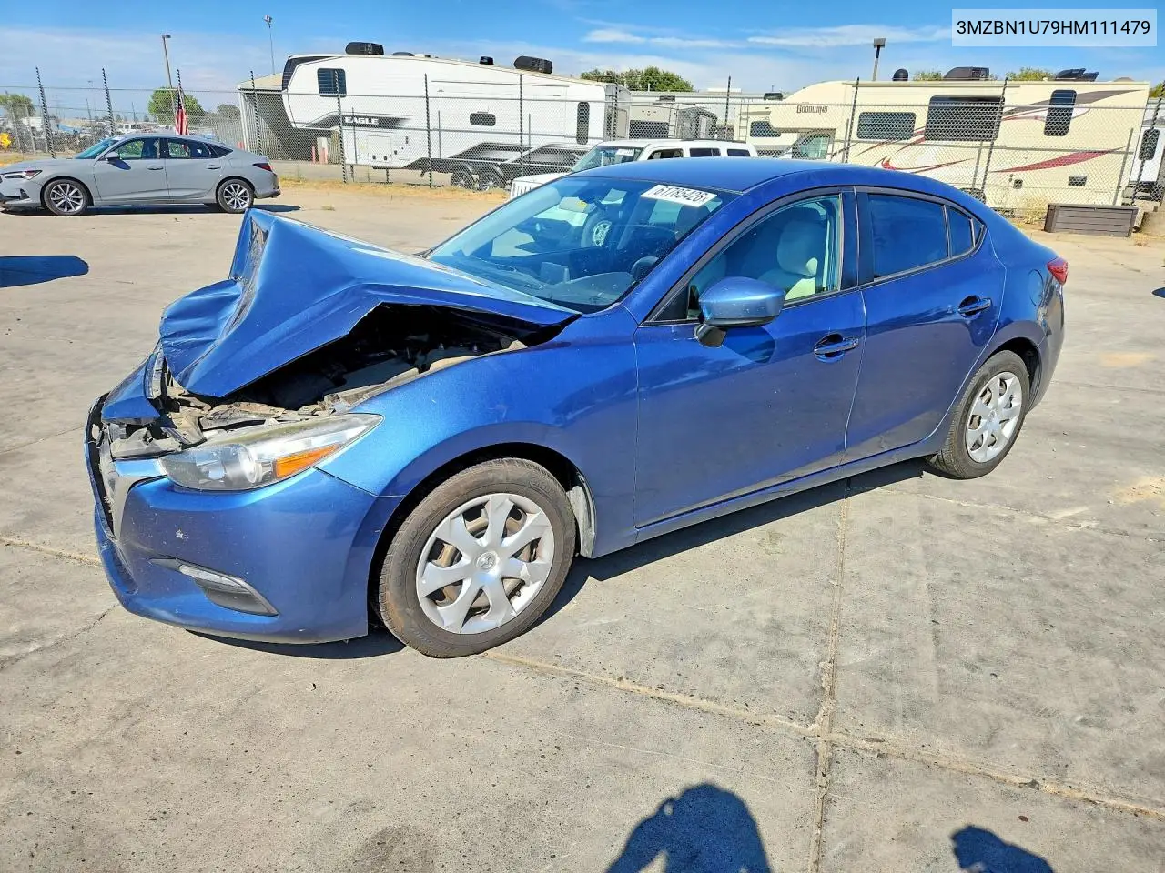 2017 Mazda 3 Sport VIN: 3MZBN1U79HM111479 Lot: 61785426