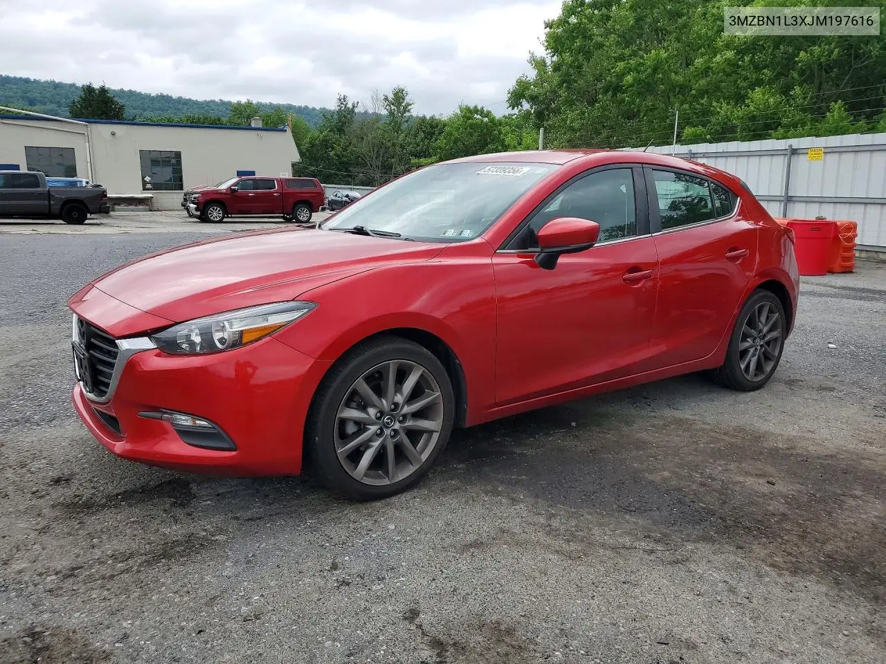 2018 Mazda 3 Touring VIN: 3MZBN1L3XJM197616 Lot: 57339356