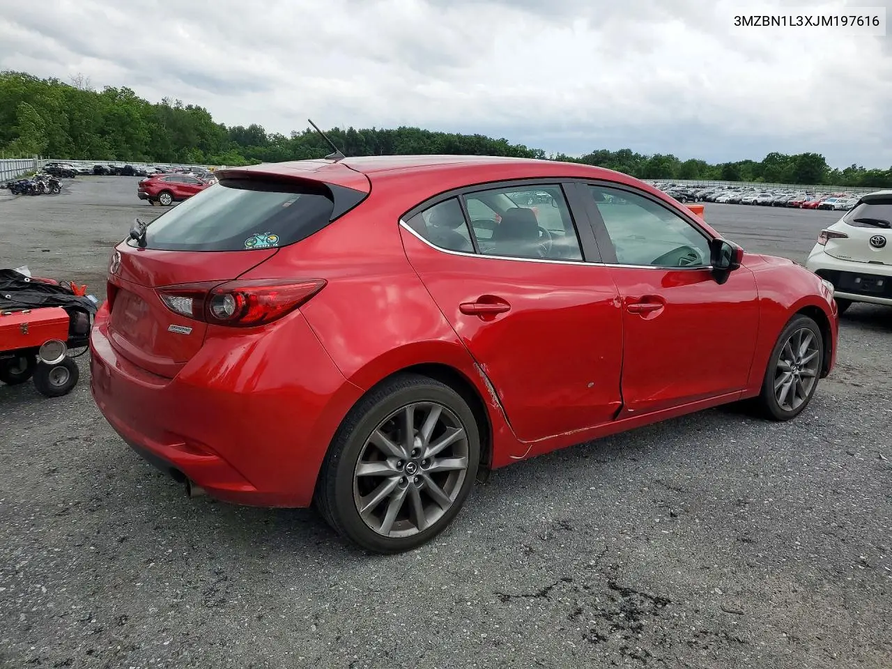 2018 Mazda 3 Touring VIN: 3MZBN1L3XJM197616 Lot: 57339356