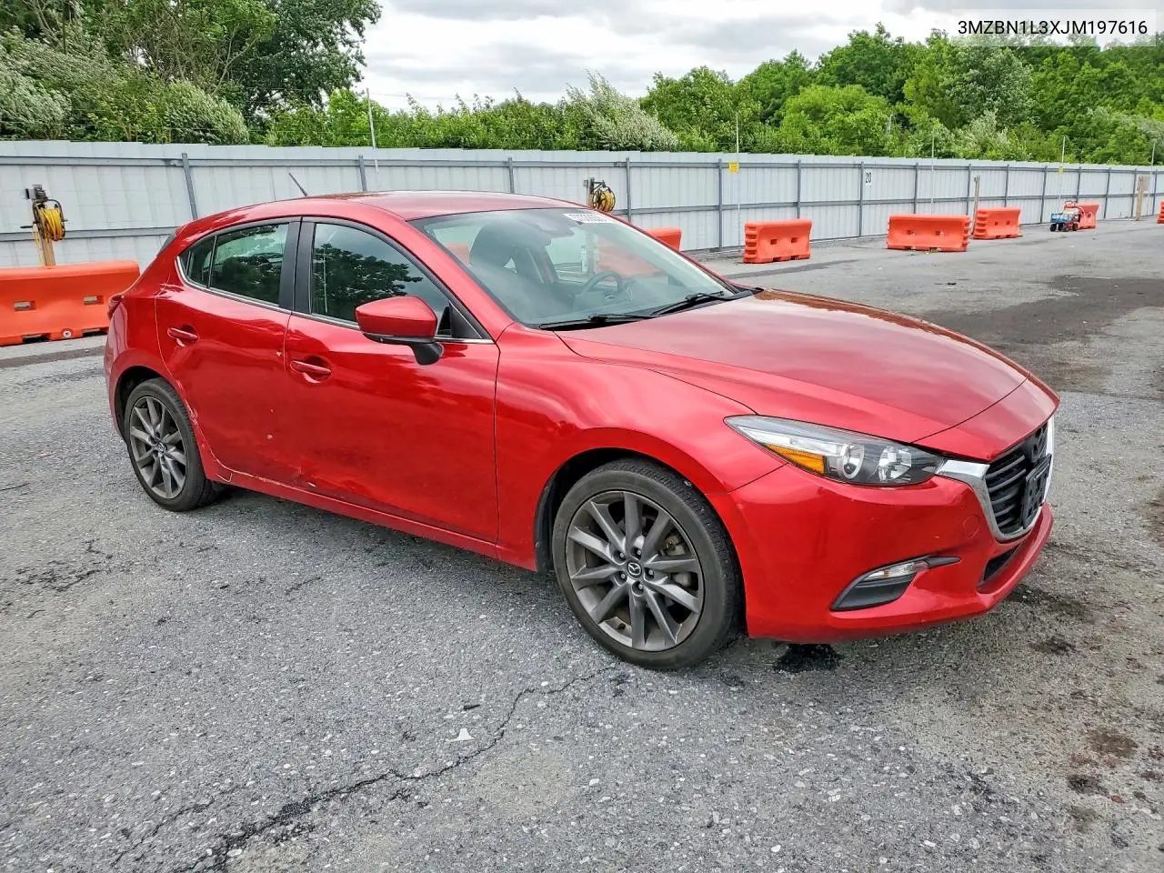 2018 Mazda 3 Touring VIN: 3MZBN1L3XJM197616 Lot: 57339356