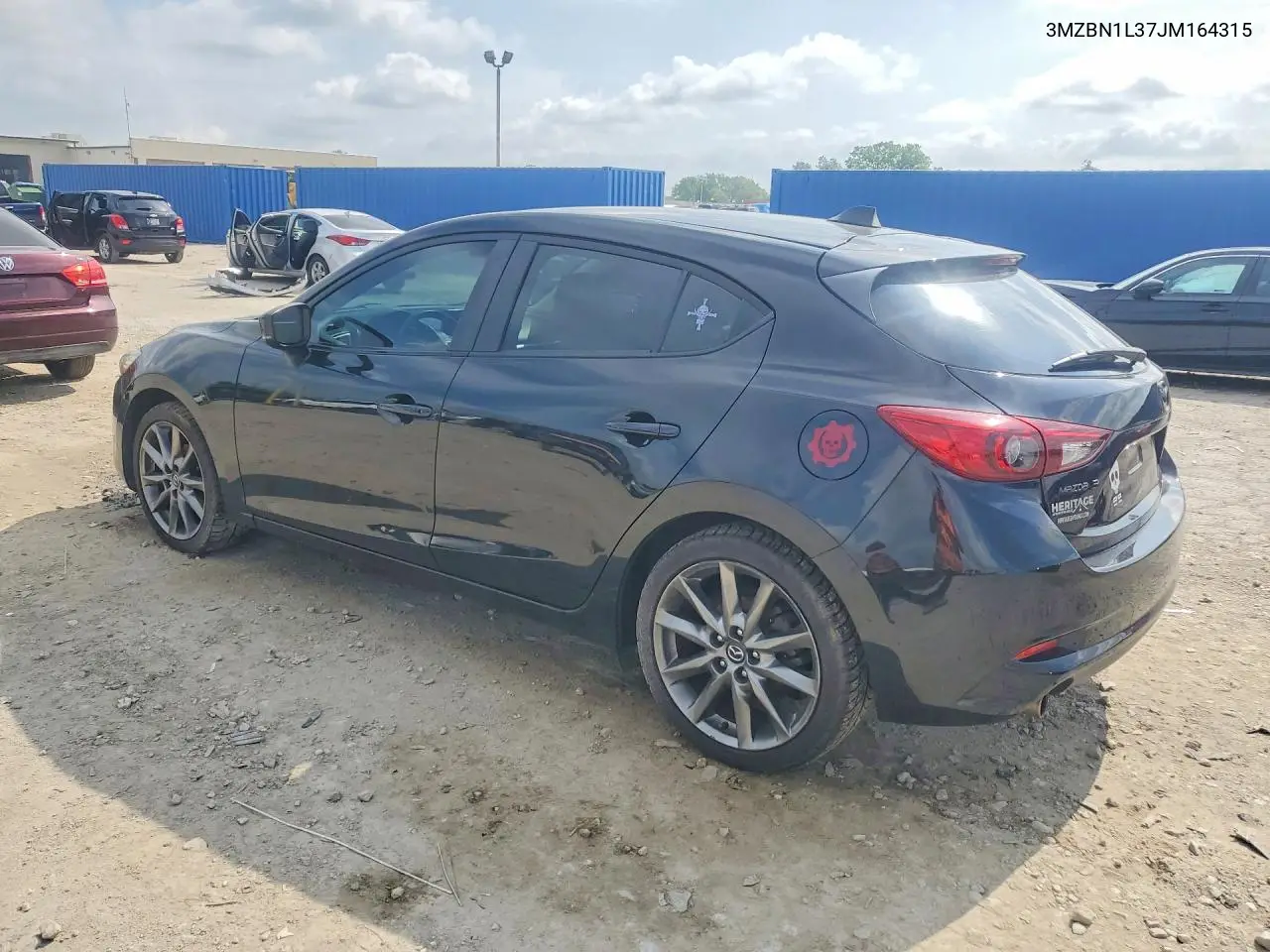 2018 Mazda 3 Touring VIN: 3MZBN1L37JM164315 Lot: 58584846