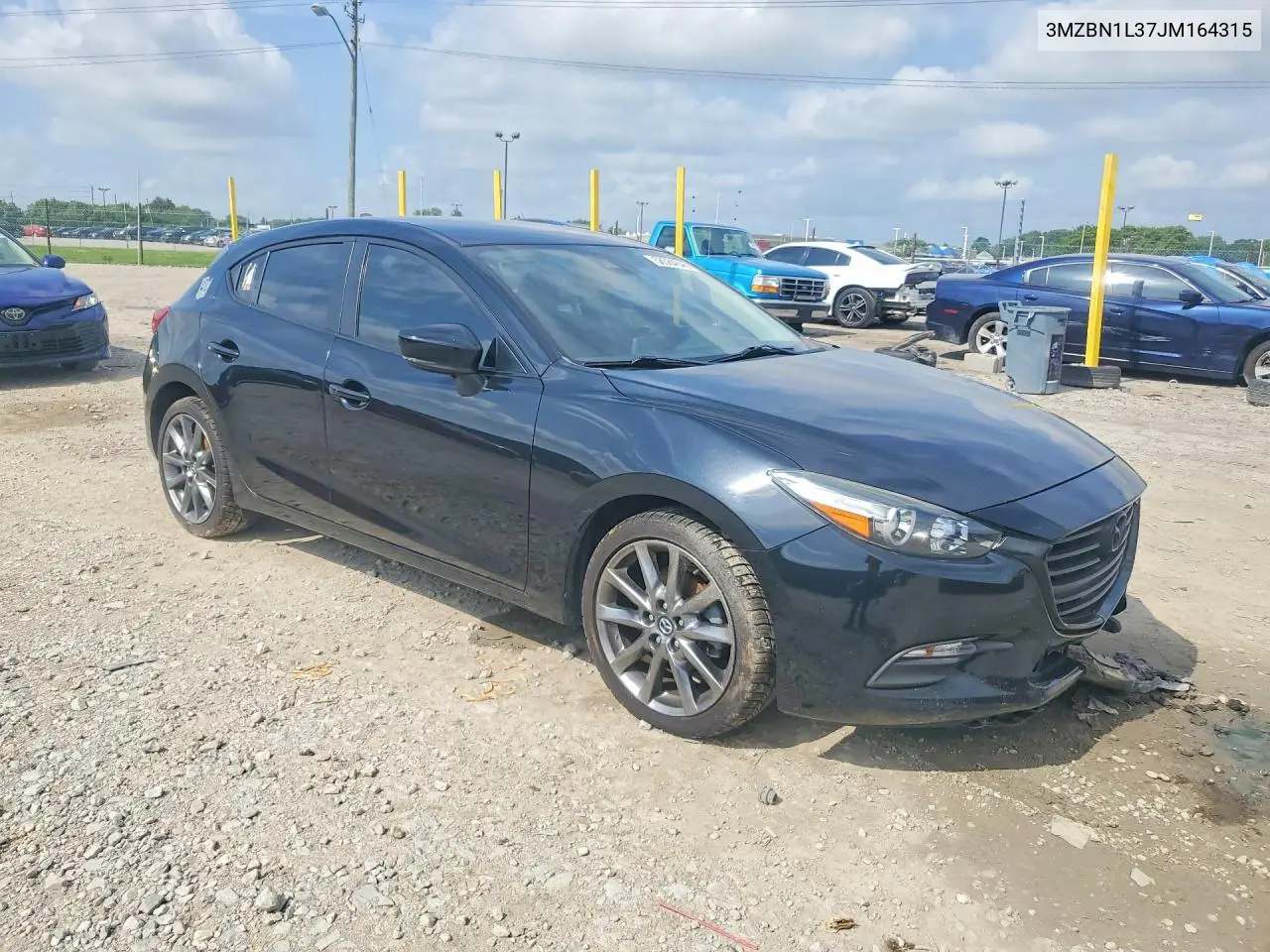 2018 Mazda 3 Touring VIN: 3MZBN1L37JM164315 Lot: 58584846