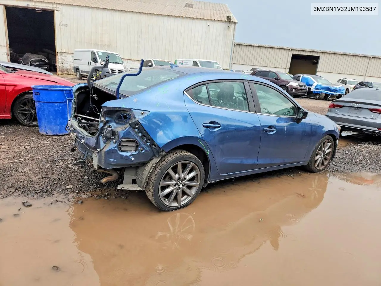 2018 Mazda 3 Touring VIN: 3MZBN1V32JM193587 Lot: 61750186