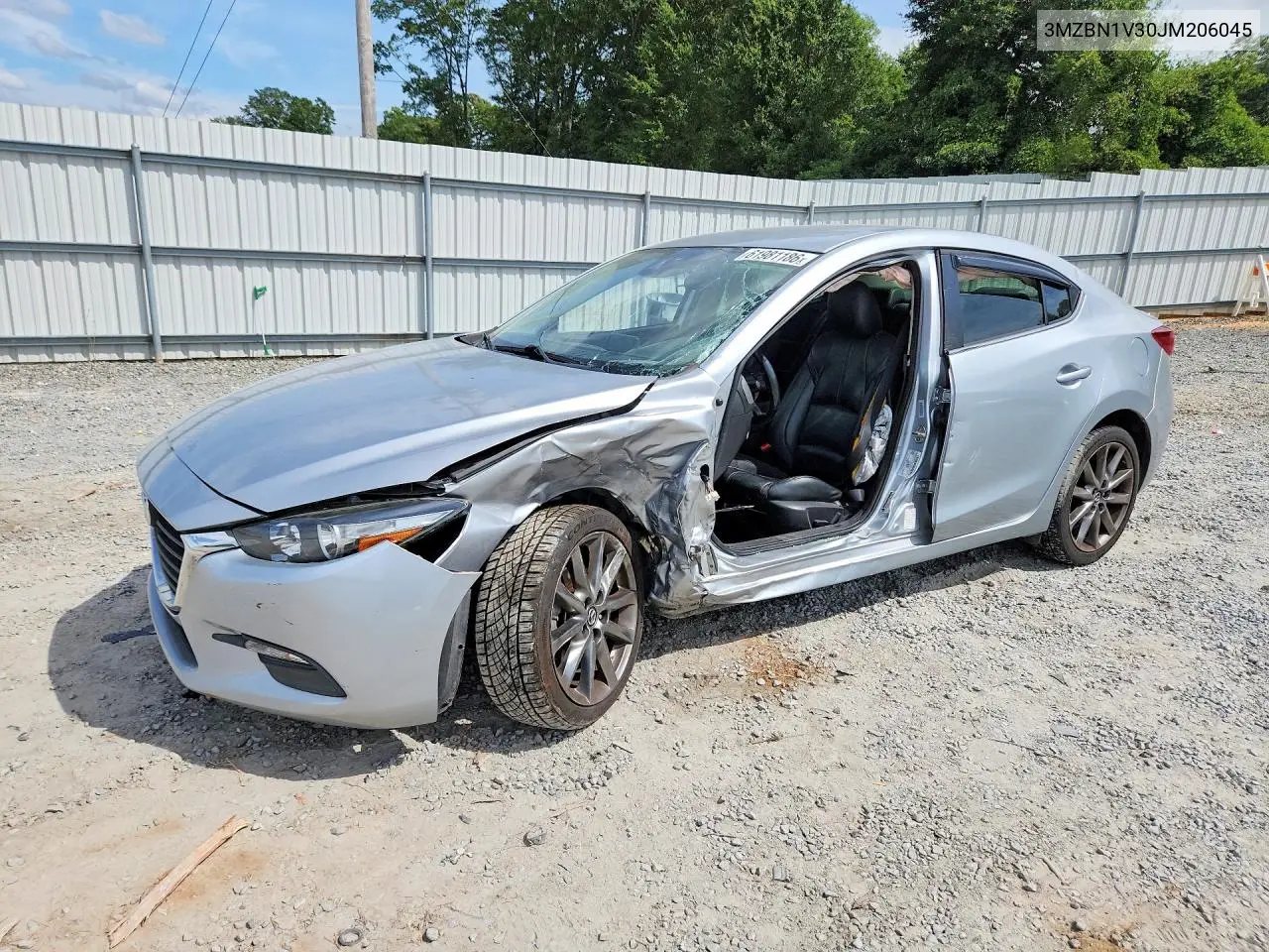2018 Mazda 3 Touring VIN: 3MZBN1V30JM206045 Lot: 61981186