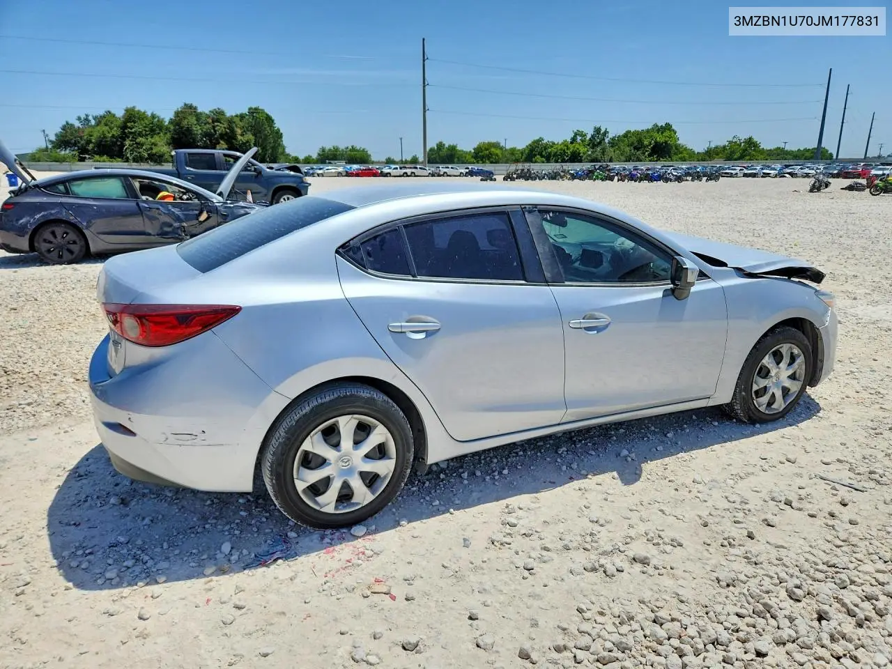 2018 Mazda 3 Sport VIN: 3MZBN1U70JM177831 Lot: 62202526