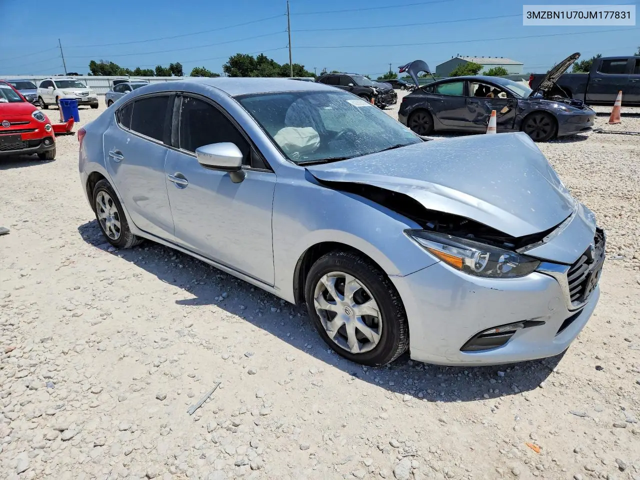 2018 Mazda 3 Sport VIN: 3MZBN1U70JM177831 Lot: 62202526
