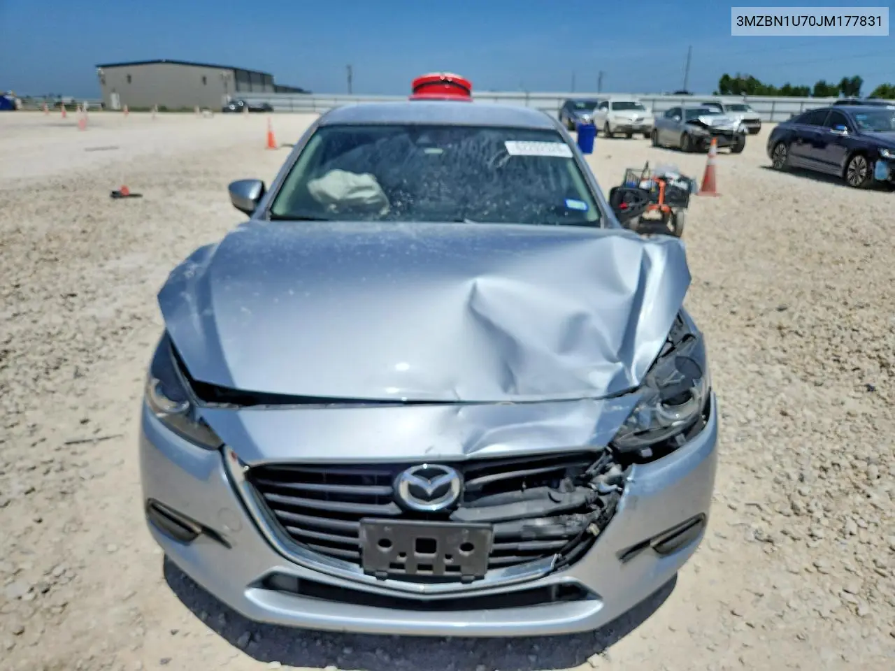 2018 Mazda 3 Sport VIN: 3MZBN1U70JM177831 Lot: 62202526