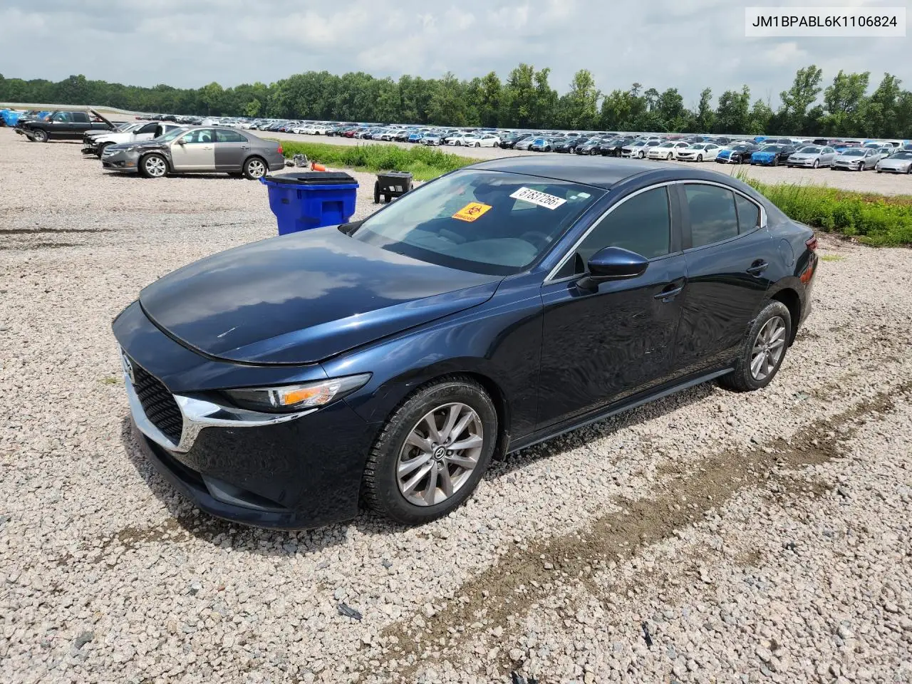 2019 Mazda 3 VIN: JM1BPABL6K1106824 Lot: 61837266
