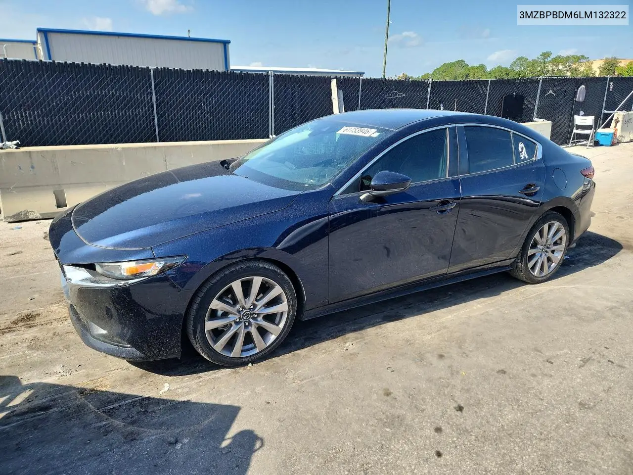 2020 Mazda 3 Preferred VIN: 3MZBPBDM6LM132322 Lot: 61753946