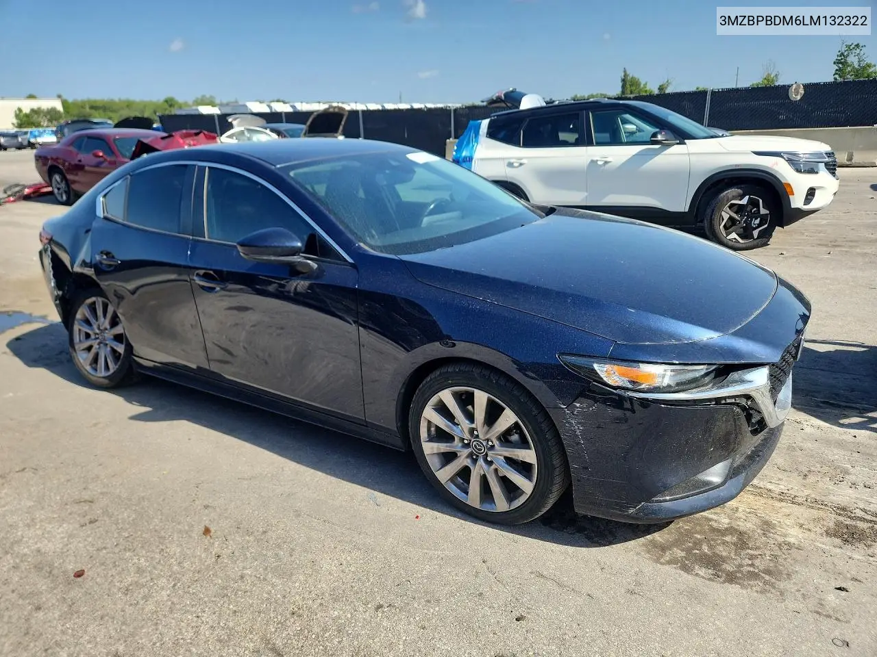 2020 Mazda 3 Preferred VIN: 3MZBPBDM6LM132322 Lot: 61753946