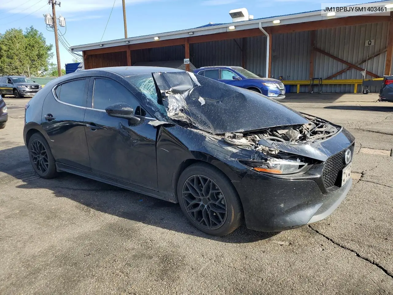 2021 Mazda 3 VIN: JM1BPBJY5M1403461 Lot: 57404796