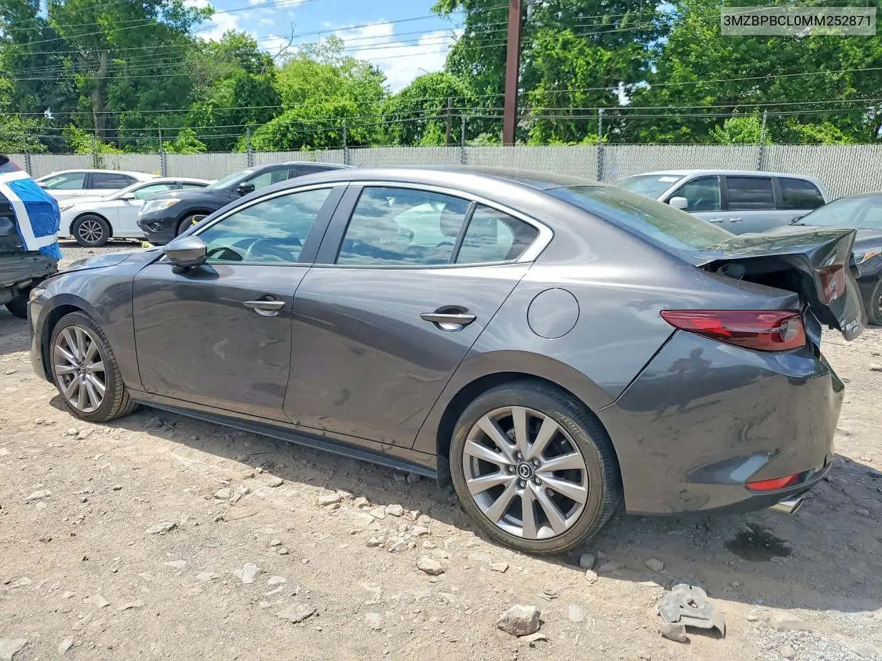 2021 Mazda 3 Preferred VIN: 3MZBPBCL0MM252871 Lot: 58212216