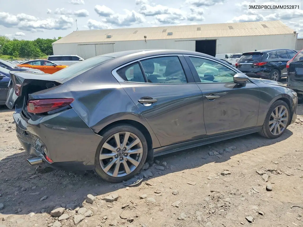 2021 Mazda 3 Preferred VIN: 3MZBPBCL0MM252871 Lot: 58212216