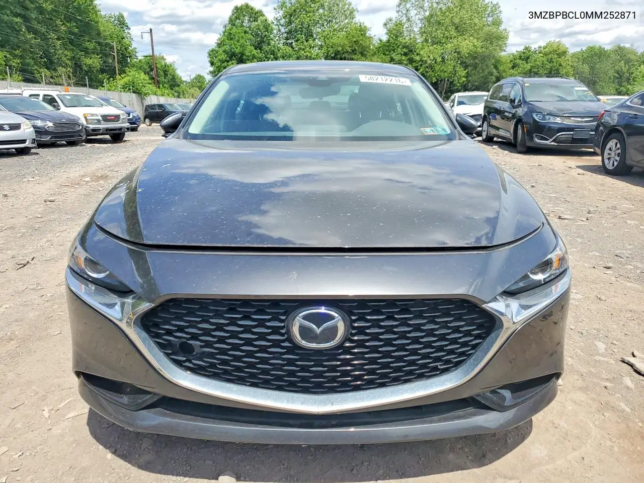 2021 Mazda 3 Preferred VIN: 3MZBPBCL0MM252871 Lot: 58212216