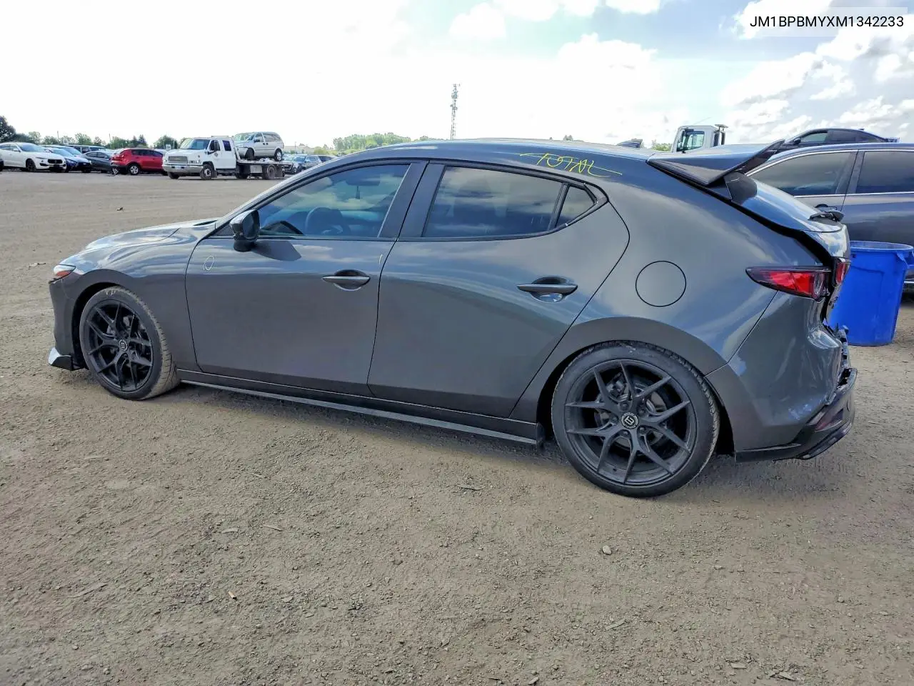 2021 Mazda 3 Premium VIN: JM1BPBMYXM1342233 Lot: 60135306