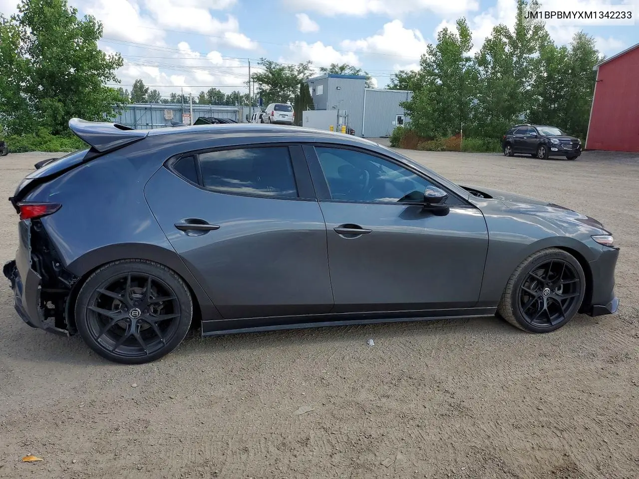 2021 Mazda 3 Premium VIN: JM1BPBMYXM1342233 Lot: 60135306