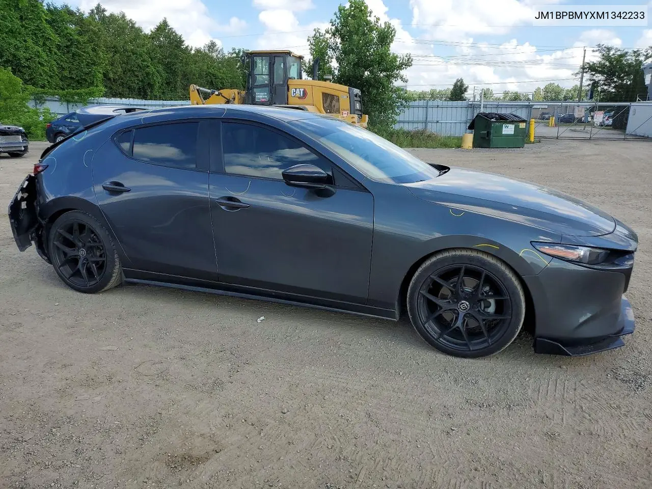 2021 Mazda 3 Premium VIN: JM1BPBMYXM1342233 Lot: 60135306