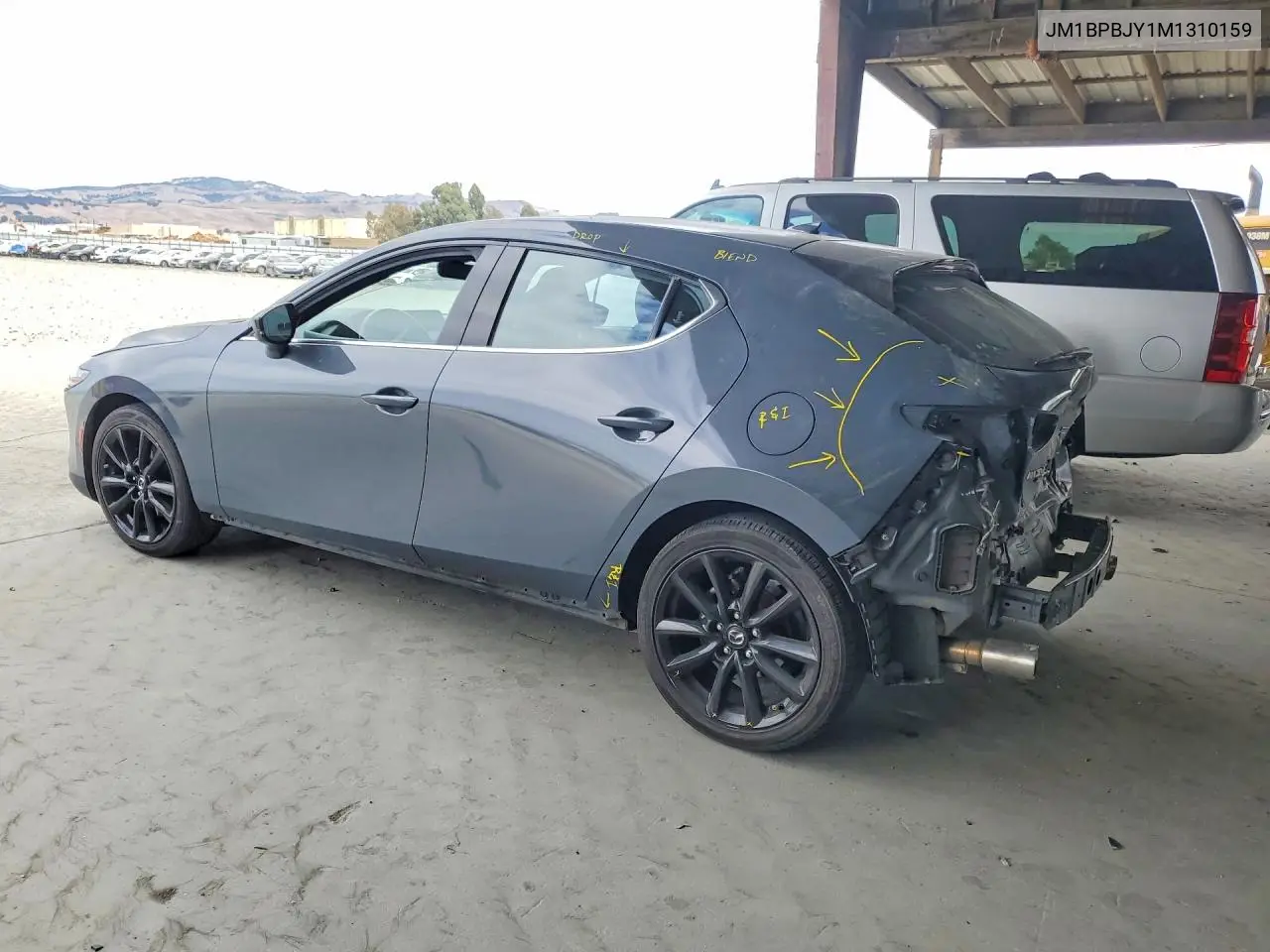 2021 Mazda 3 VIN: JM1BPBJY1M1310159 Lot: 61430176