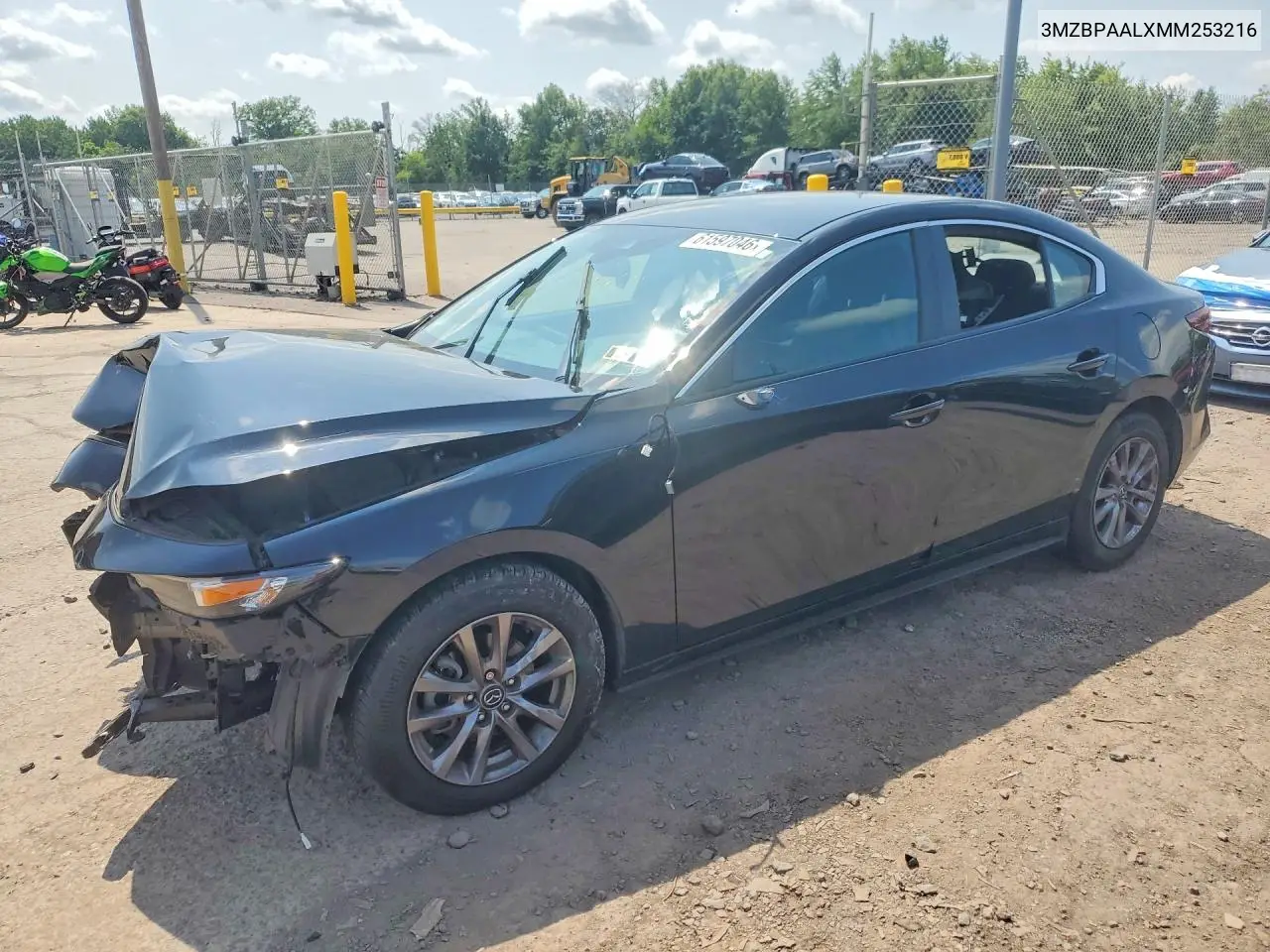 2021 Mazda 3 VIN: 3MZBPAALXMM253216 Lot: 61597046
