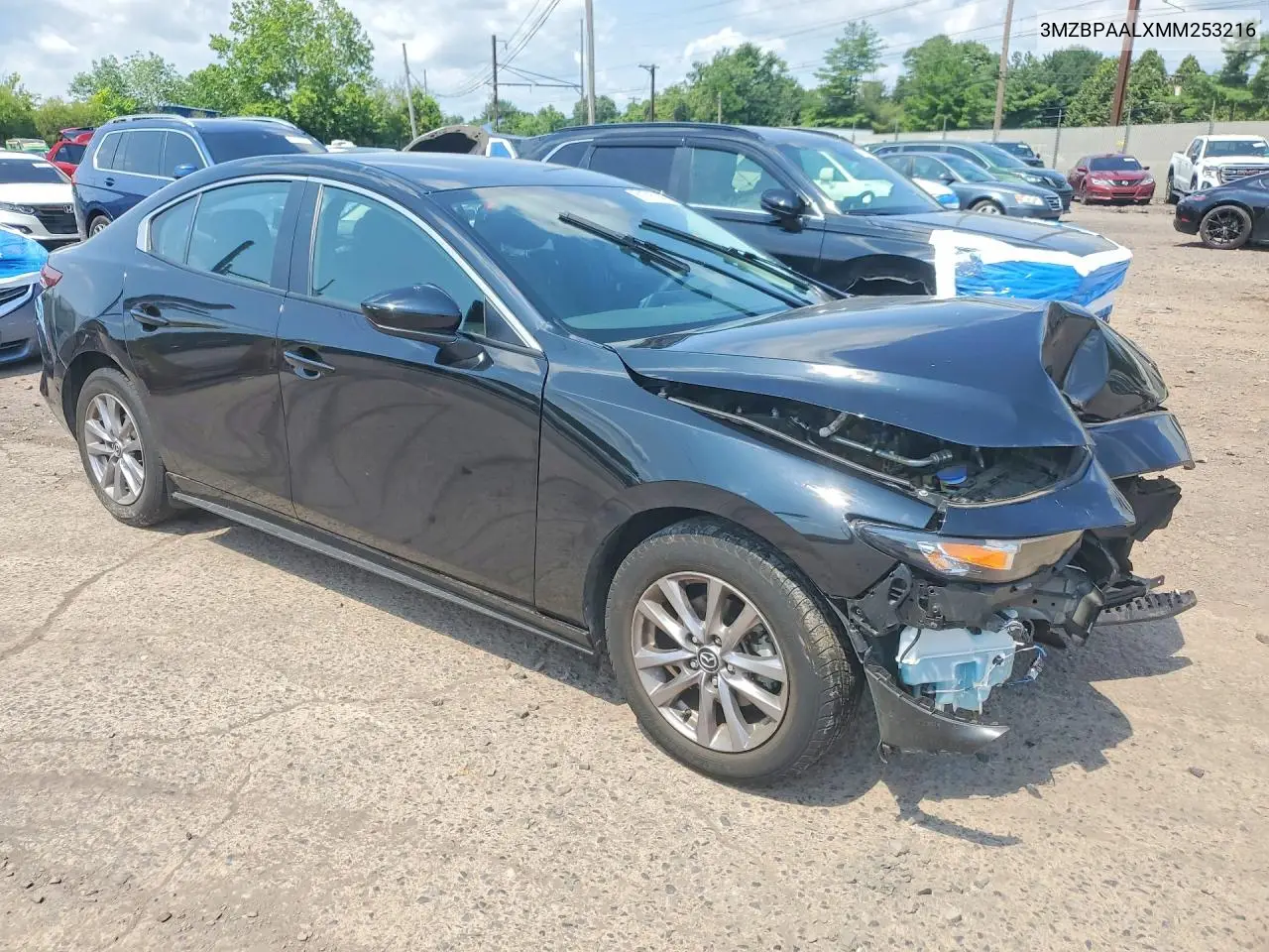 2021 Mazda 3 VIN: 3MZBPAALXMM253216 Lot: 61597046