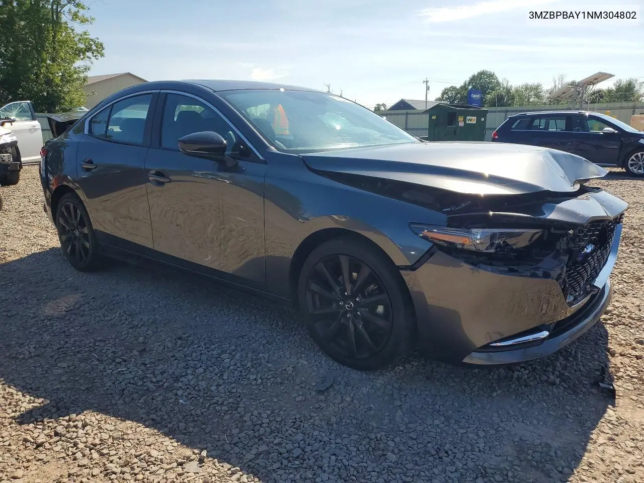 2022 Mazda 3 VIN: 3MZBPBAY1NM304802 Lot: 61854876