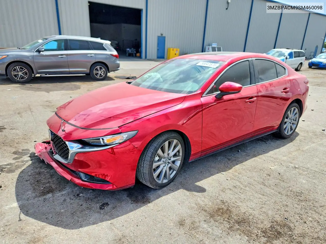 2025 Mazda 3 Preferred VIN: 3MZBPACM9SM460098 Lot: 56647876