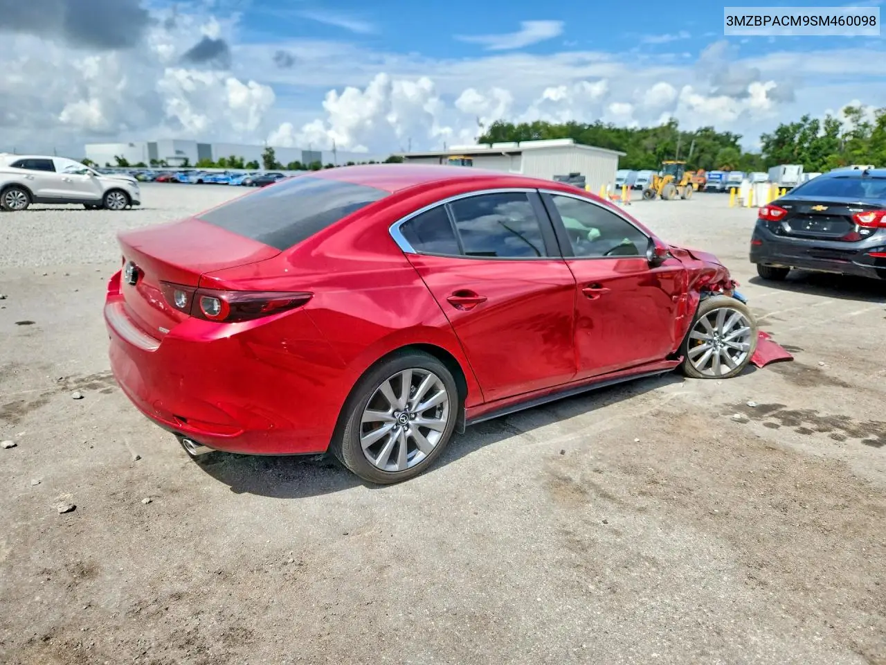 2025 Mazda 3 Preferred VIN: 3MZBPACM9SM460098 Lot: 56647876