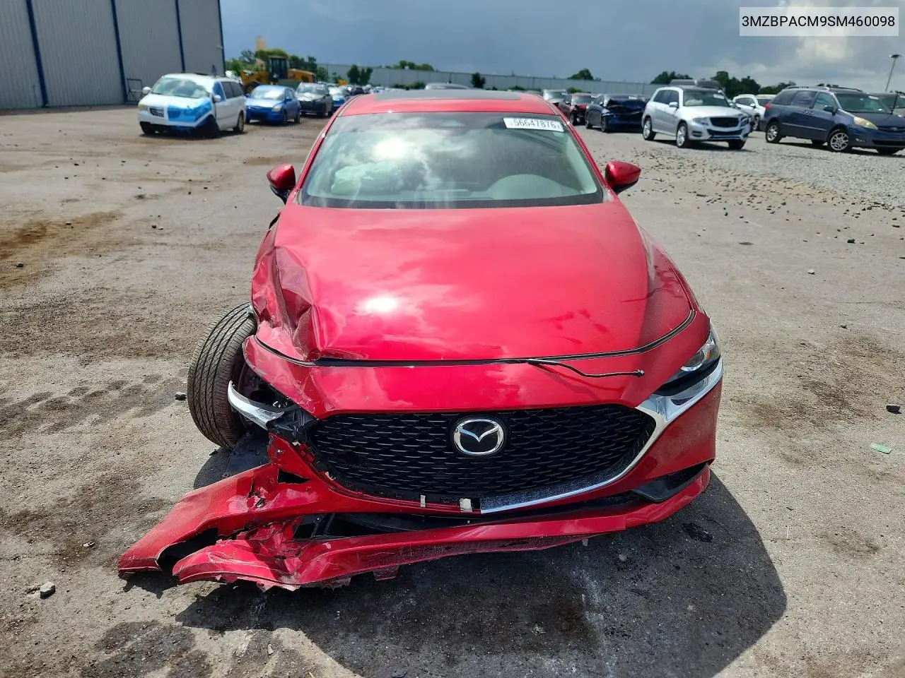 2025 Mazda 3 Preferred VIN: 3MZBPACM9SM460098 Lot: 56647876