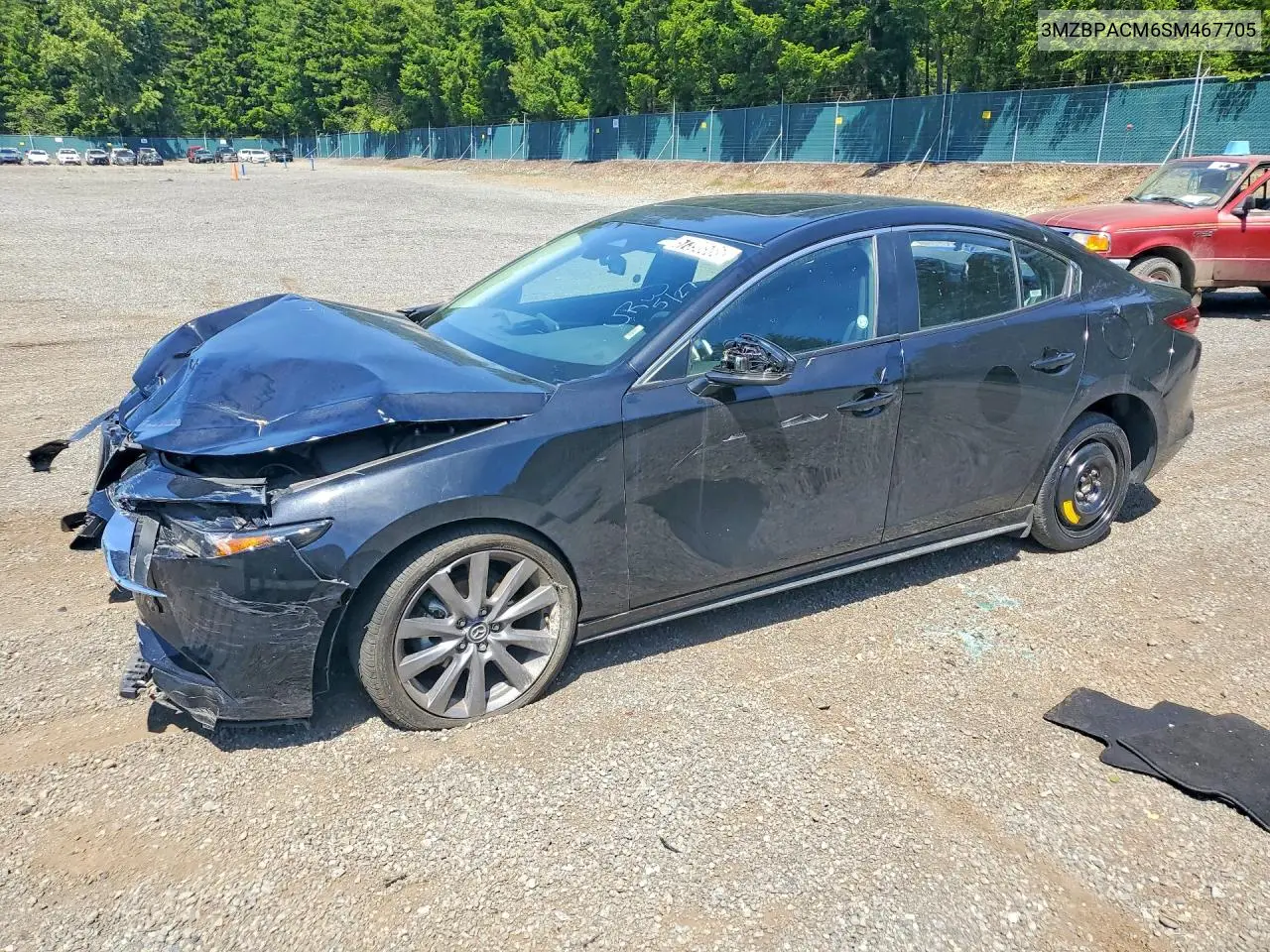 2025 Mazda 3 Preferred VIN: 3MZBPACM6SM467705 Lot: 57398586