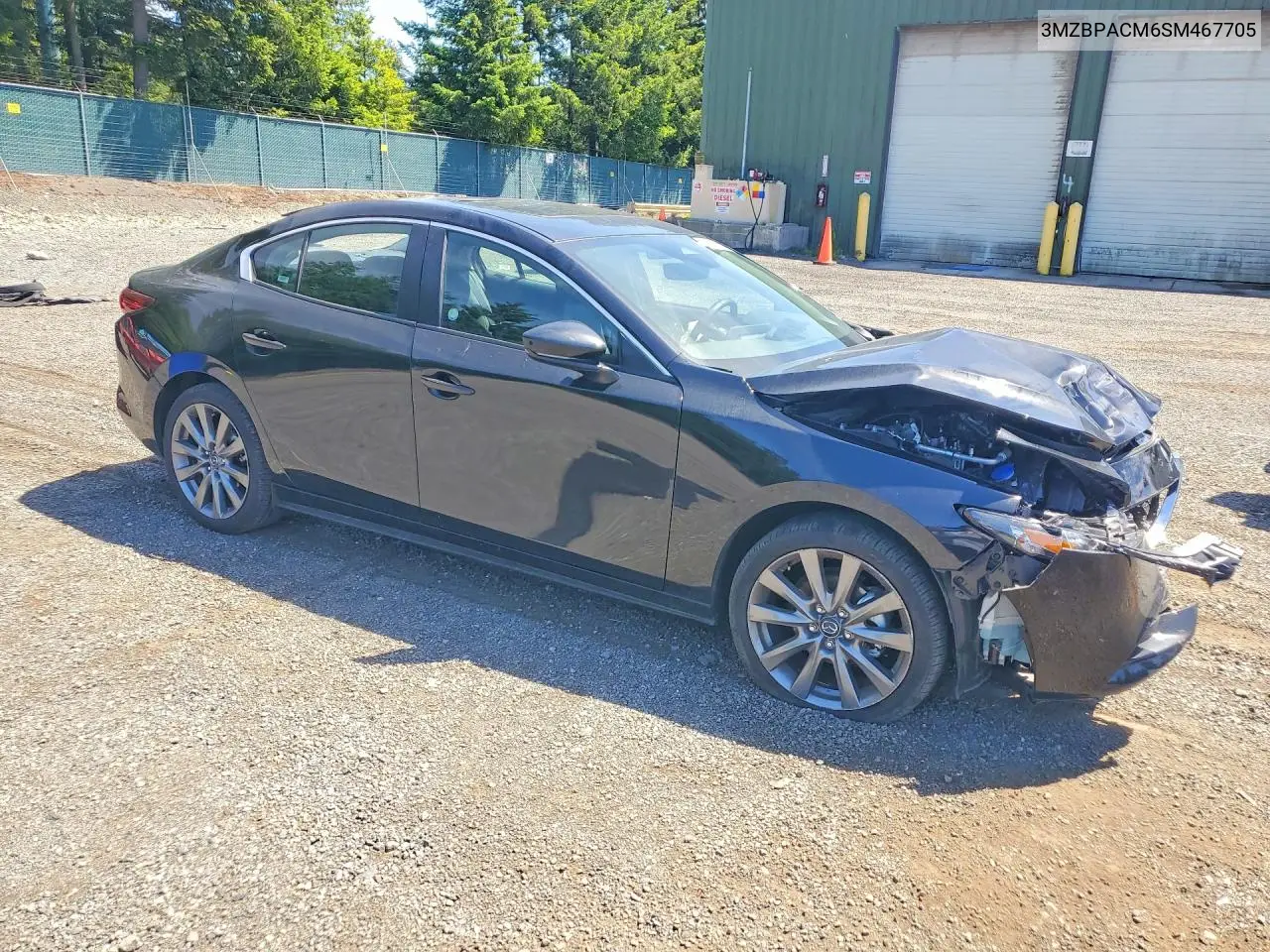 2025 Mazda 3 Preferred VIN: 3MZBPACM6SM467705 Lot: 57398586