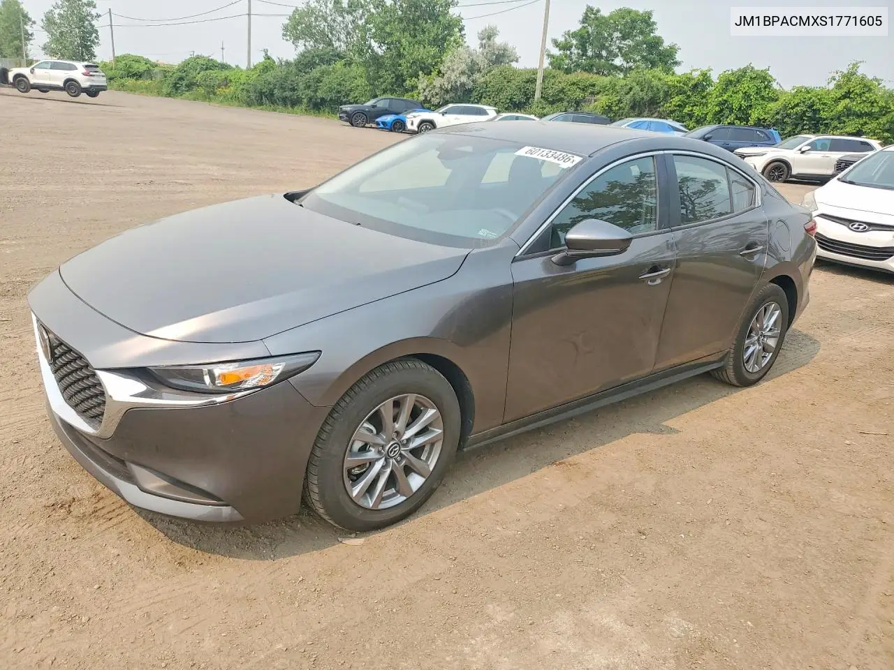 2025 Mazda 3 Preferred VIN: JM1BPACMXS1771605 Lot: 60133486