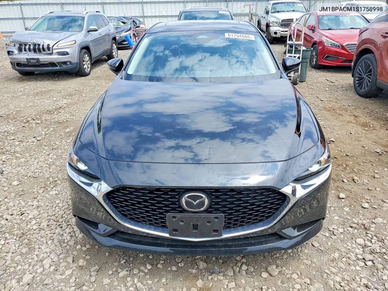 2025 Mazda 3 Preferred VIN: JM1BPACM1S1758998 Lot: 61754666