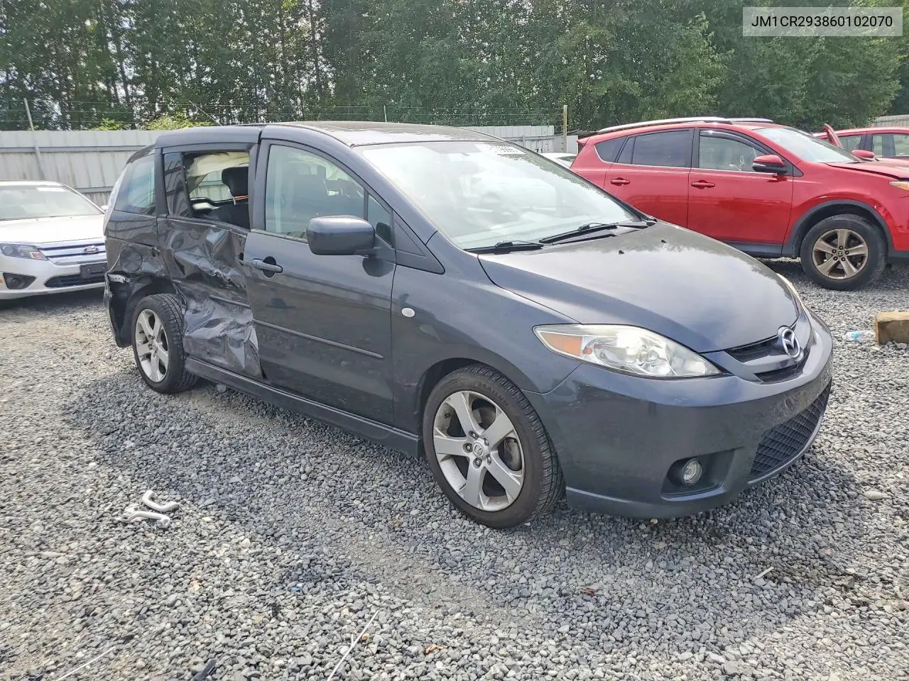 2006 Mazda 5 VIN: JM1CR293860102070 Lot: 61796666