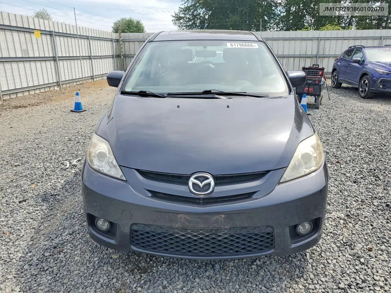 2006 Mazda 5 VIN: JM1CR293860102070 Lot: 61796666